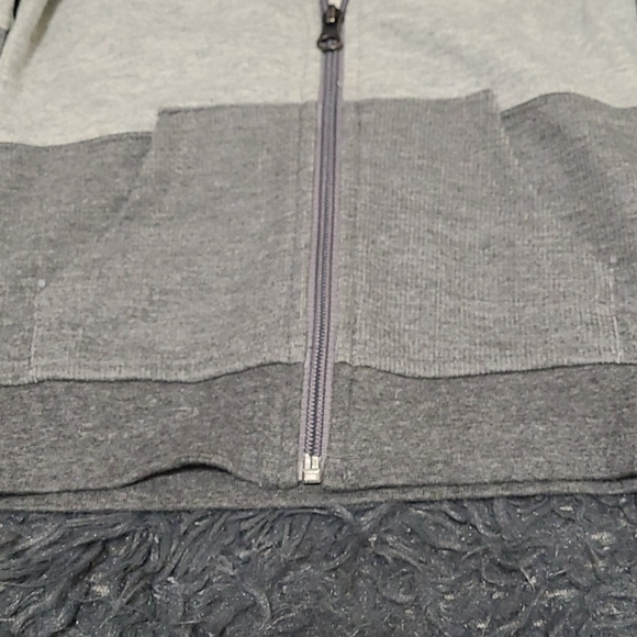 SOPHIE & SAM COLOR BLOCK FULL ZIP SWEATSHIRT - Picture 2 of 9